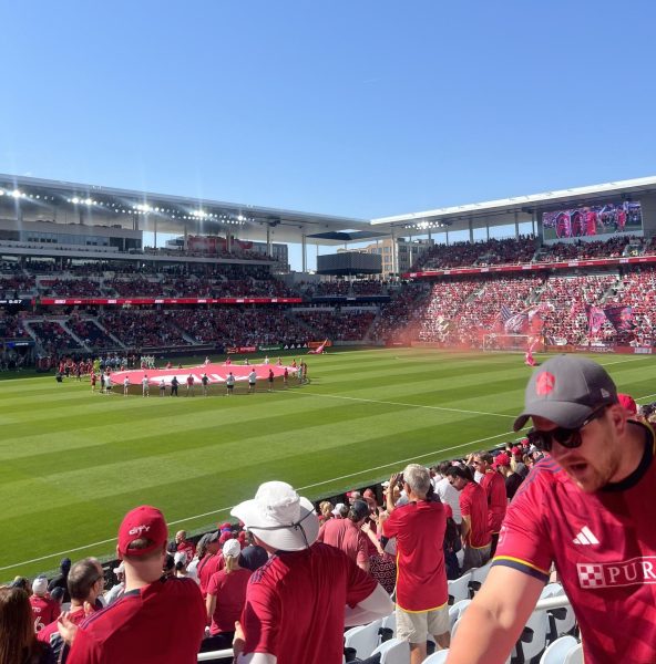 Right before kickoff before the match against Austin FC. The new and modern City Park stadium established in 2023.
