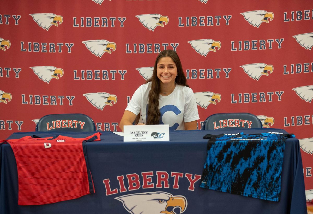 Madelynn Kuhn signed to Lewis and Clark Community College for soccer.