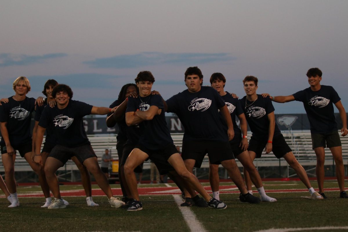 Junior's perform at the powder puff halftime during the 23-24 season.