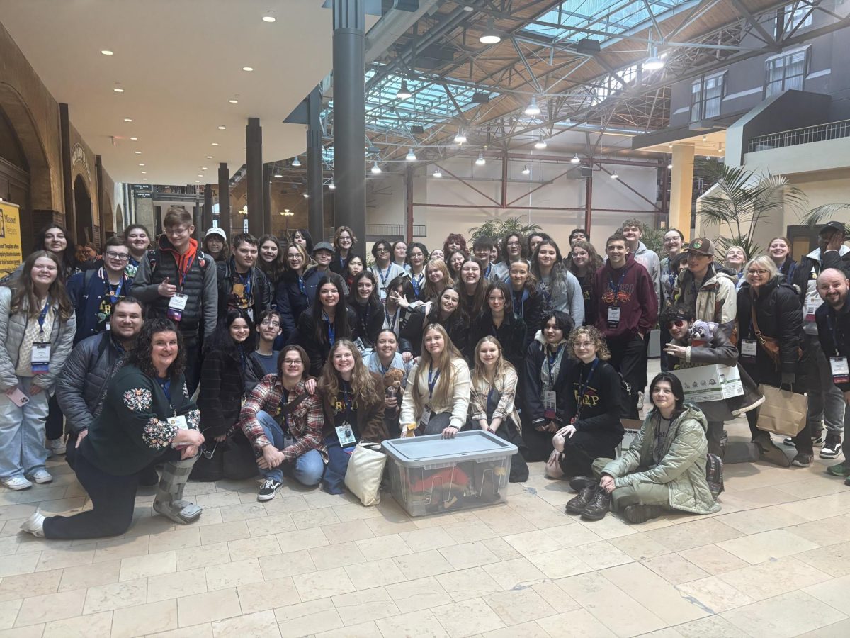 There were 57 theater students who gathered together at the Missouri Thespian Conference, which was held at the Union Station in St. Louis.