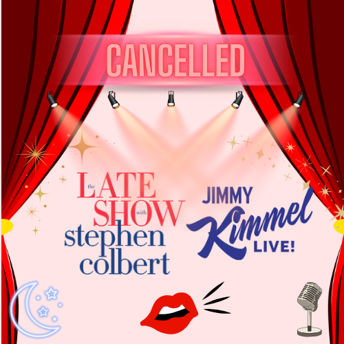 Several late night talk shows have been cancelled recently just because they don't agree with President Trump's viewpoints.