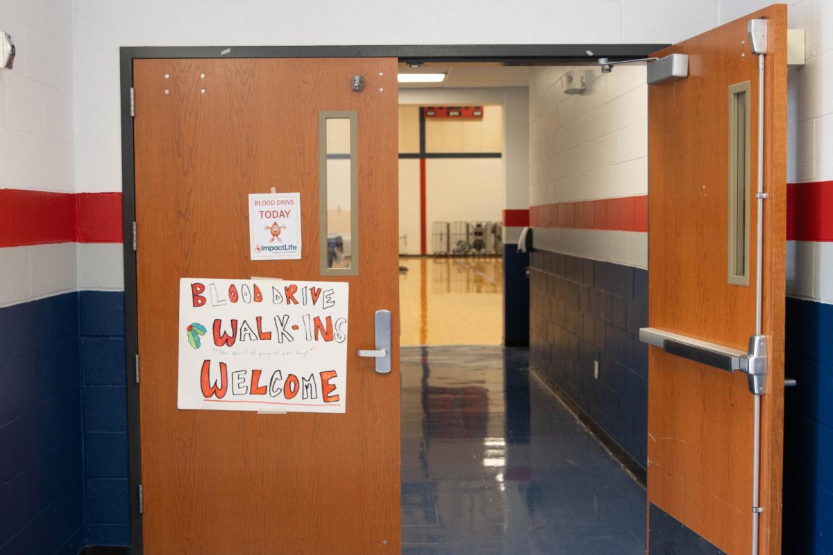 Walk-ins were encourages throughout the day of the blood drive, in addition to those who had already signed up.