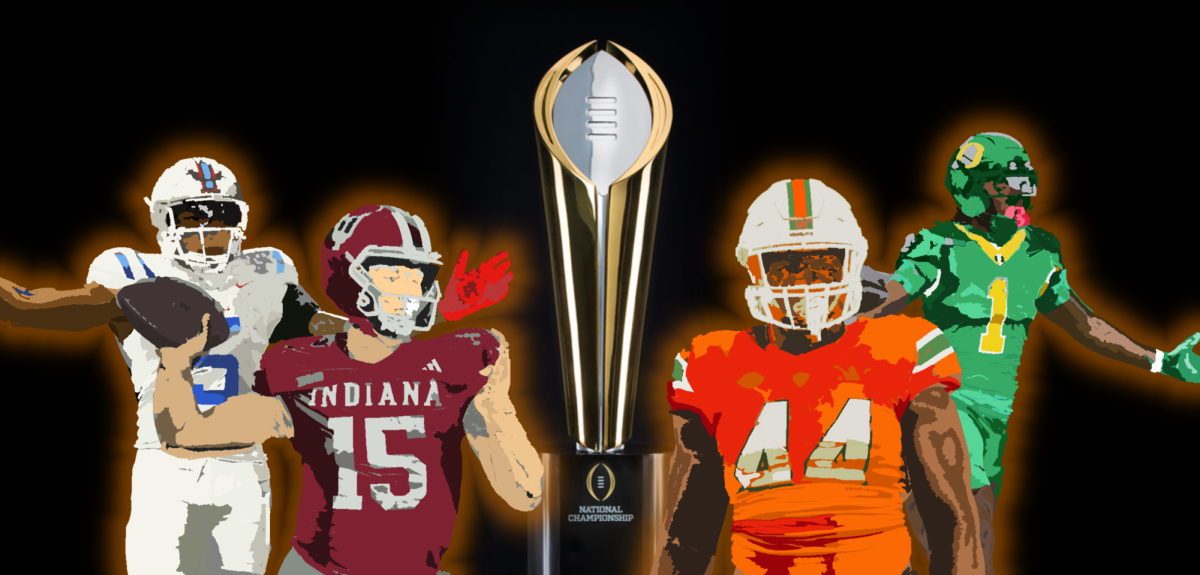Four teams will be matched up in the College Football Playoffs with the championship game set for Jan. 19.
