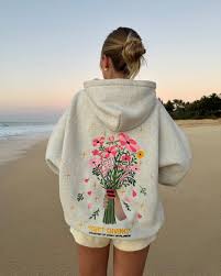 The "Gift Giving" hoodie from Dandy Worldwide in Heather Gray