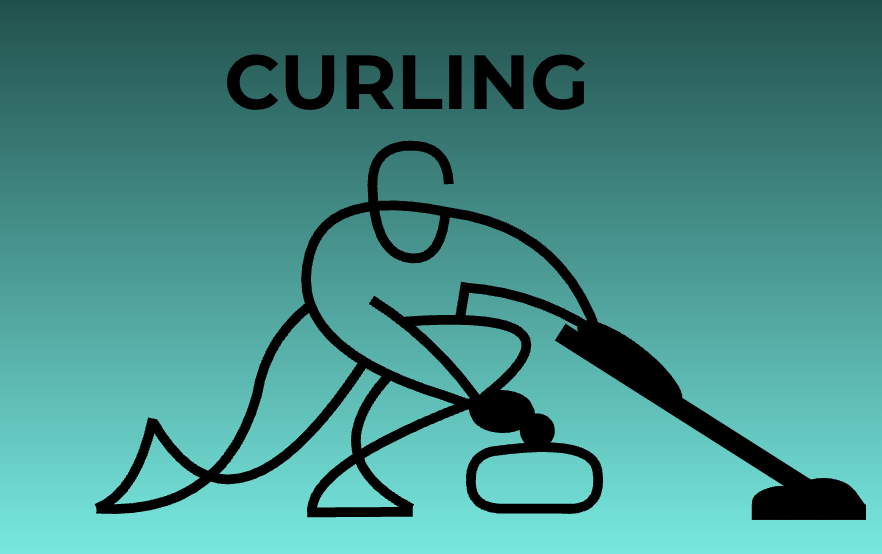 The 2026 Milano-Cortina Olympic logo for Curling.