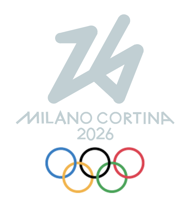 The official 2026 Milano Cortina Winter Olympics Logo is pictured above.