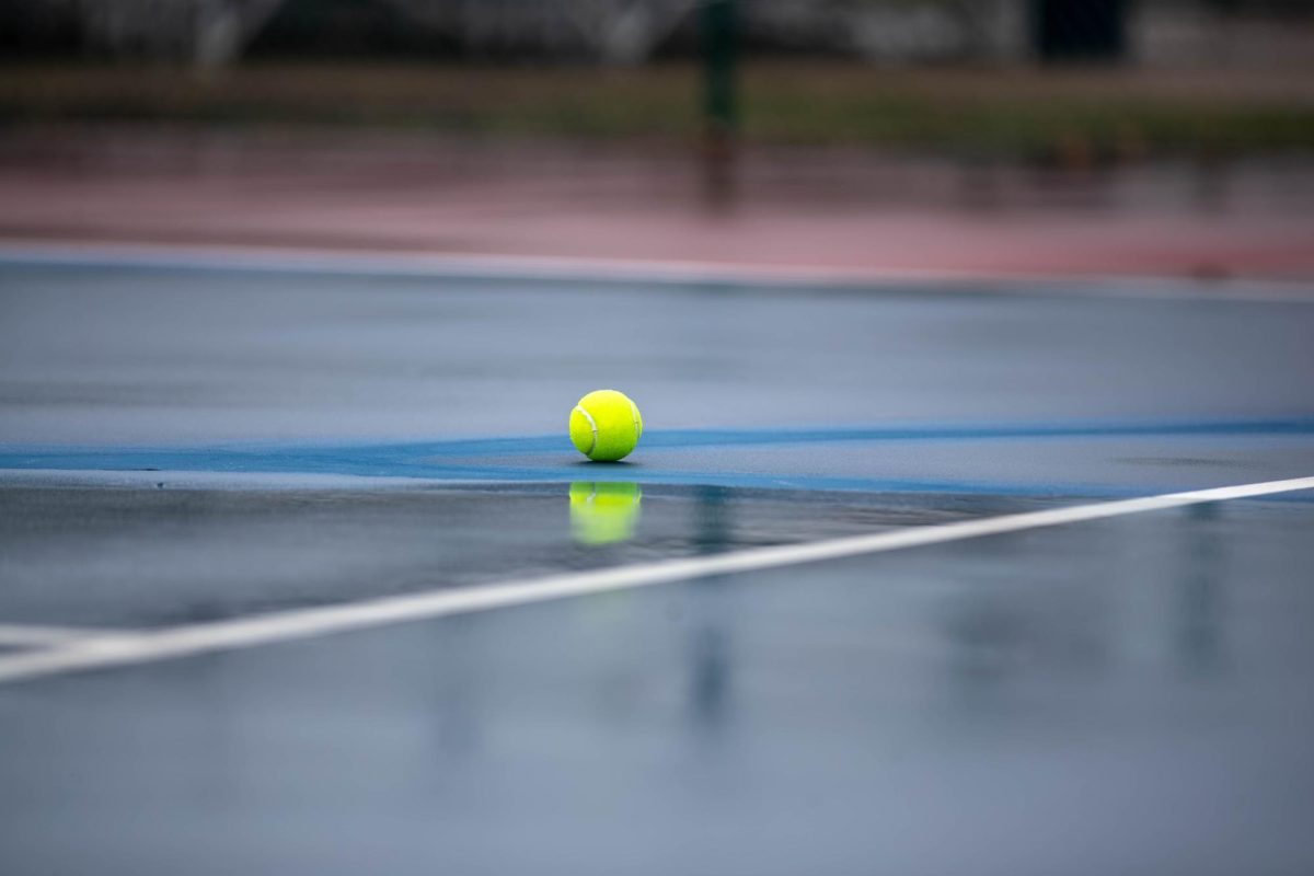 The first week of tennis tryouts and practice featured a lot of rain and that limited practice time on some days. 