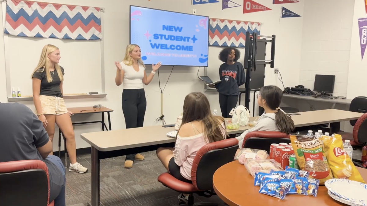 Student Council at Large held a New Student Welcome meeting for new Liberty students for them to get to know everything about Liberty.