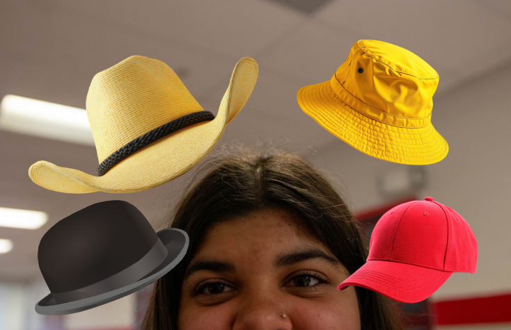 Dinah Ganesh (9) has too many hat options.