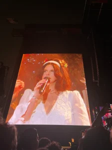 Lana Del Rey performs at Lollapalooza in Chicago in August of 2023. 