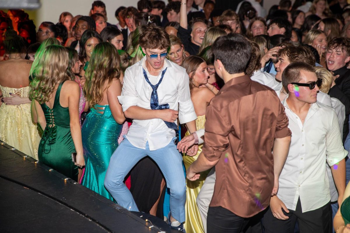 Cooper Gillam (12) shows off his best moves to "Soulja Boy."