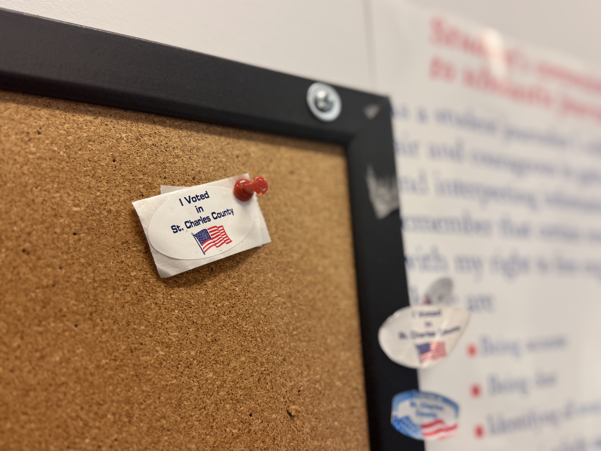 The upcoming St. Charles local election will take place on April 7. Liberty's gymnasium is serving as a polling place for voters. A sample ballot has been published showcasing what residents will vote on.