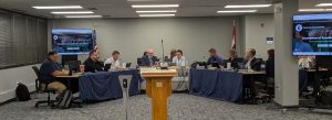 The school board meets to decide the last day of school for students.
