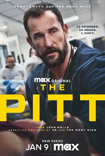Official Season 1 poster for "The Pitt." This unique medical drama has captured audiences and critics alike with it's evocative writing