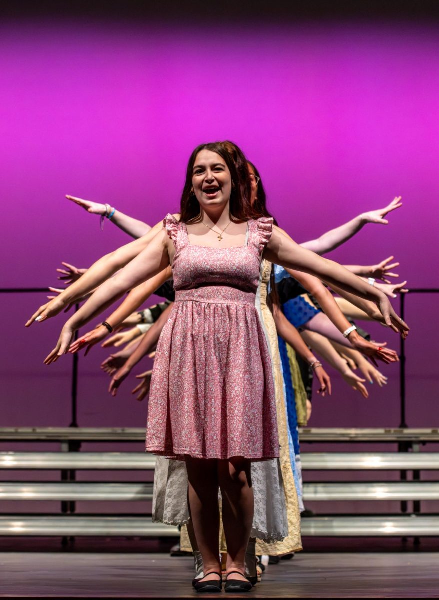 Sofia Shreve (11) performs with select treble choir.