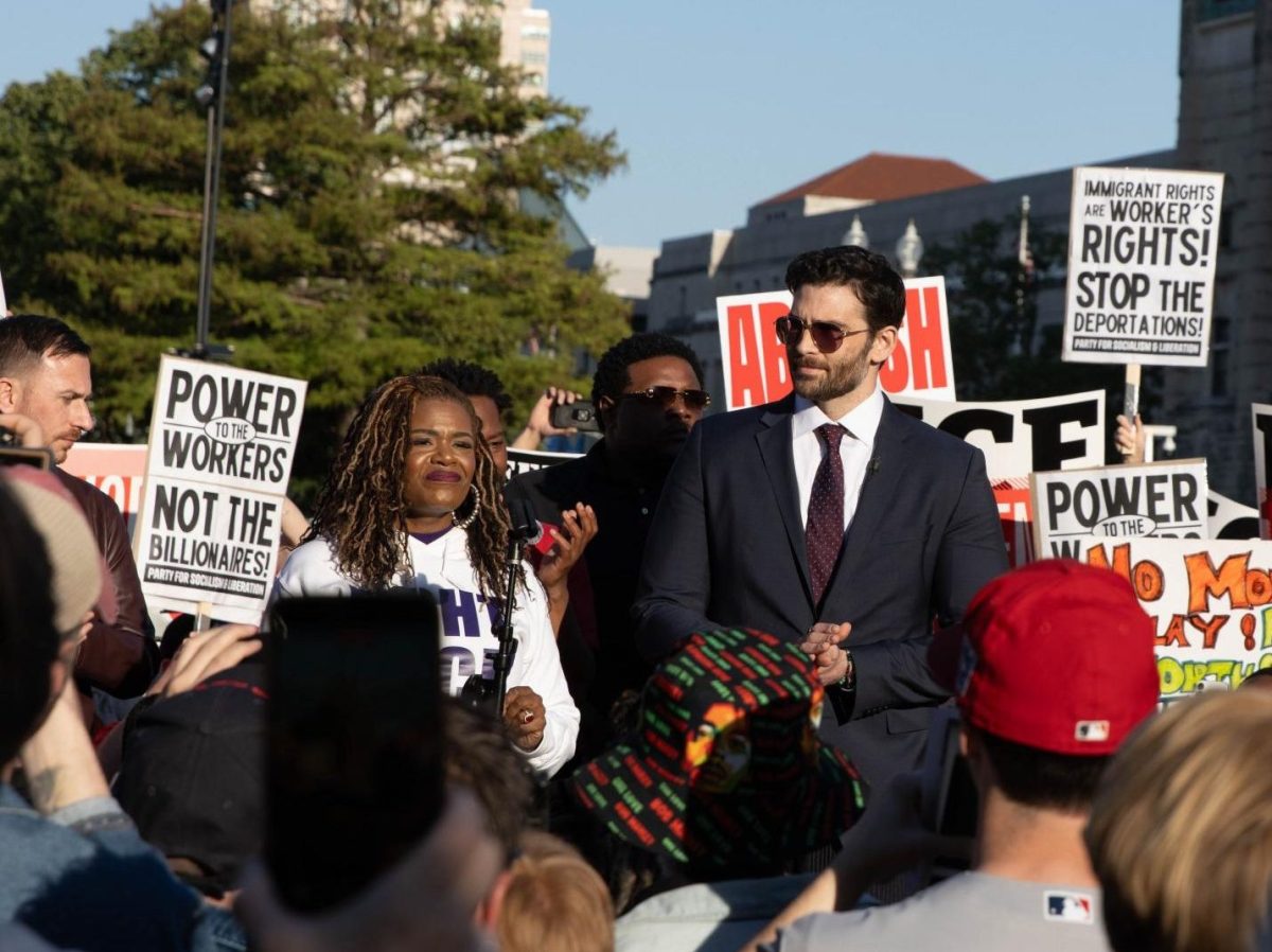 Cori Bush and May Day rally participants welcomed Hasan Piker for his first and, so far, only visit to St. Louis. 